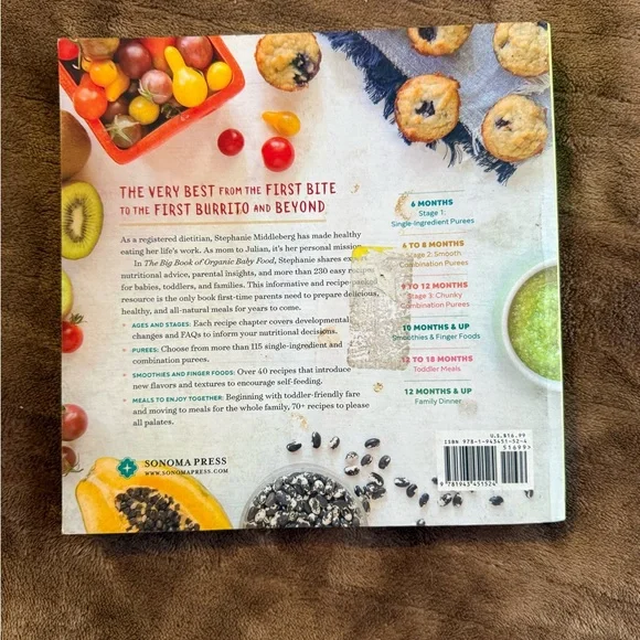 The Big Book of Organic Baby Food by Stephanie Middleberg - Picture 2 of 7